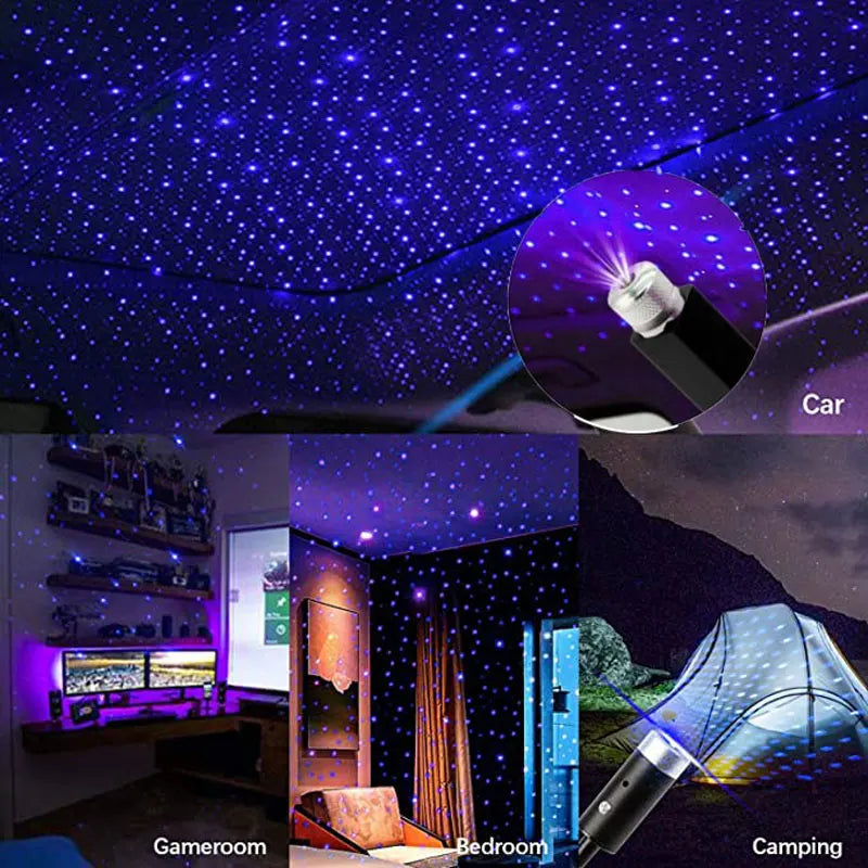LED Starry Sky Lamp Car Light