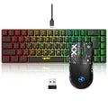 Wired Gaming Keyboard & Mouse Combo (White RGB)
