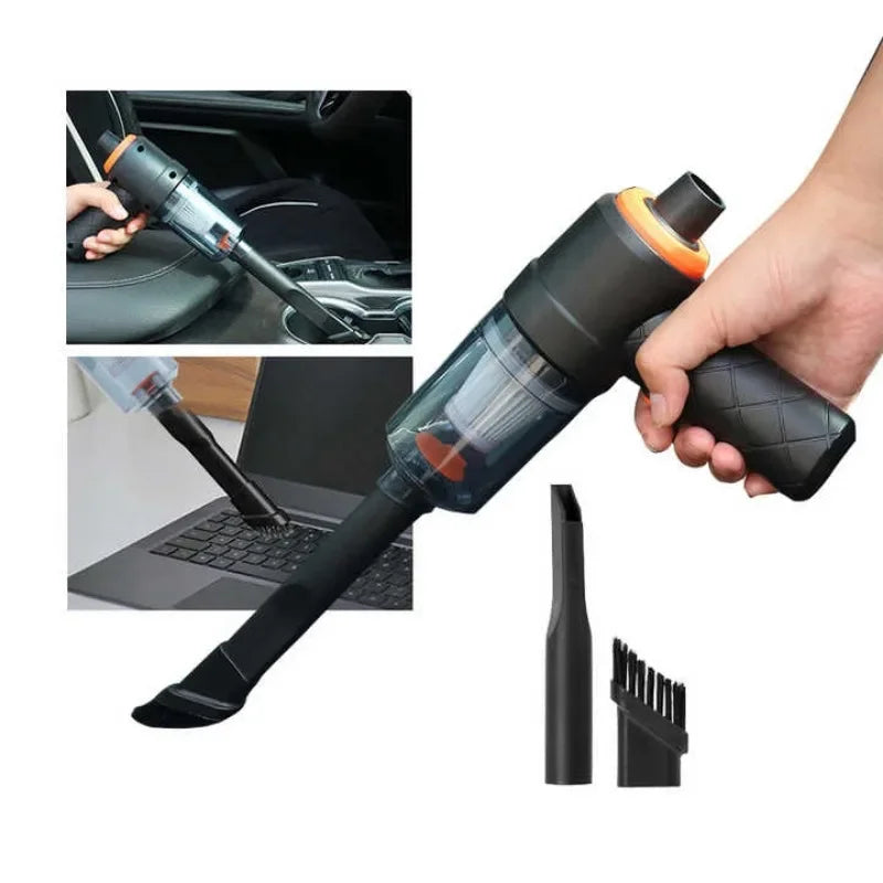 Portable Cordless Vacuum – Compact High-Suction Cleaner for Car, Home & Pet Hair