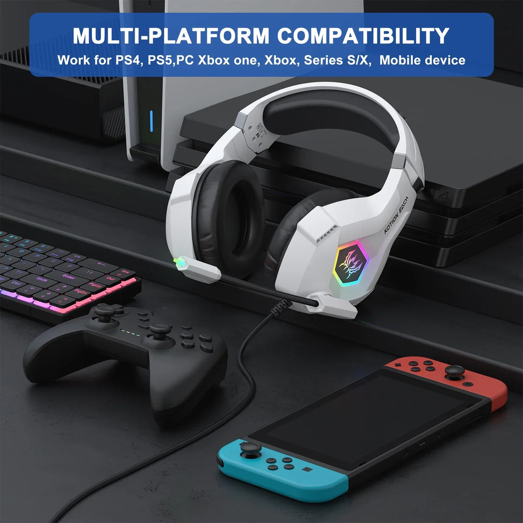Wired Gaming Headset PS5 PS4 XBOX