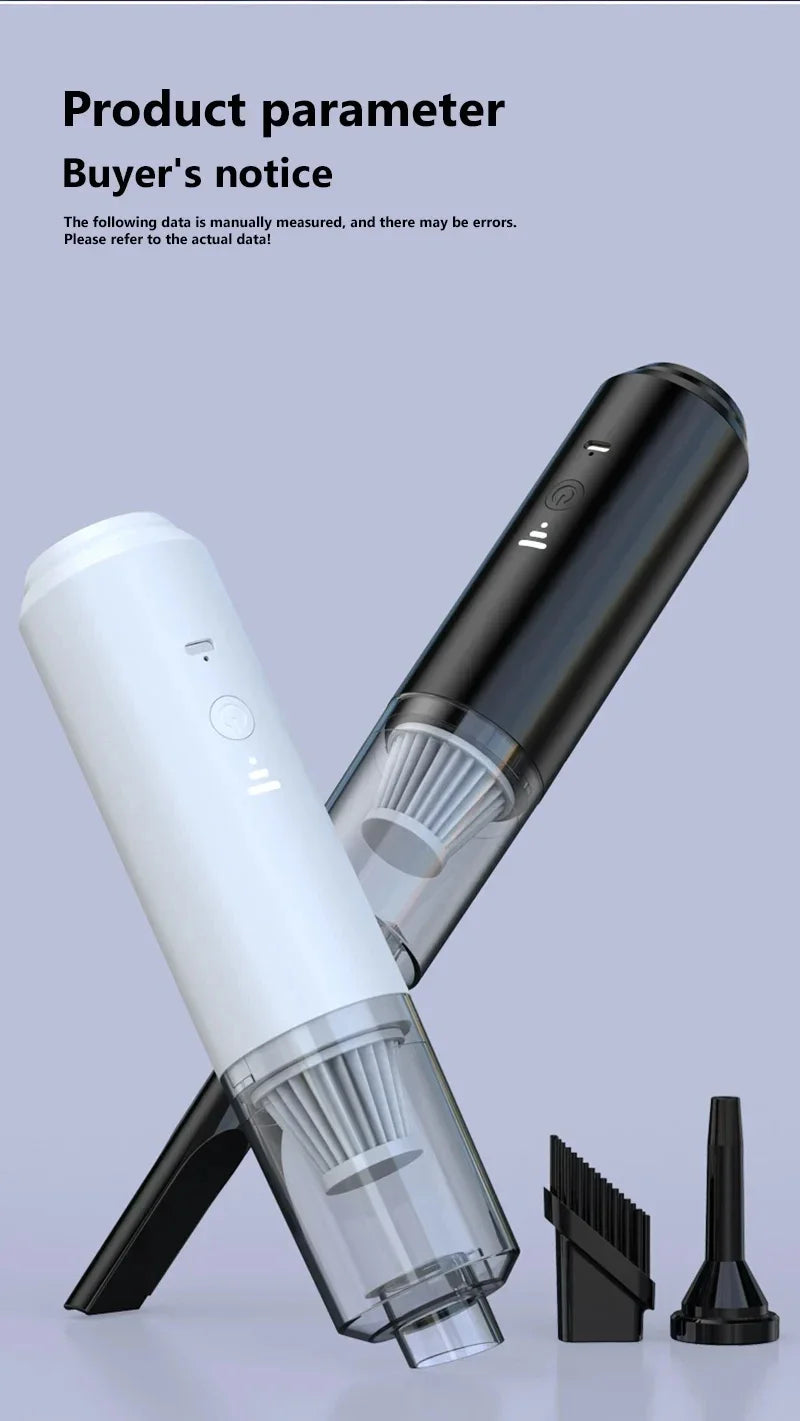 Portable Car Vacuum – Compact, Powerful & Rechargeable Cleaning Solution