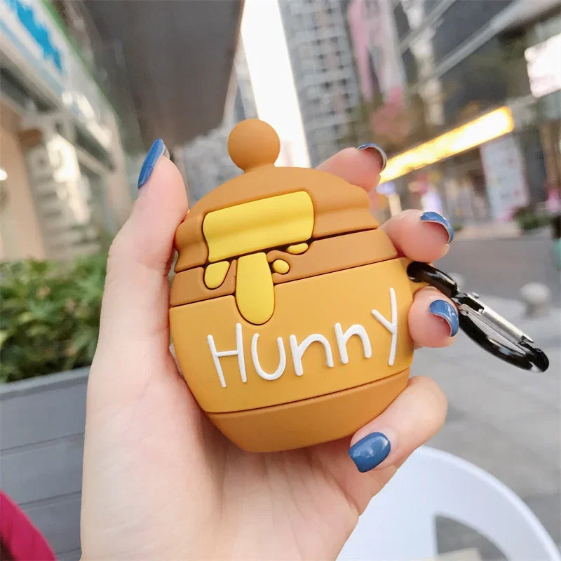 Cartoon Ice Cream AirPods Case – Cute Silicone Cover for AirPods (Multiple Models)