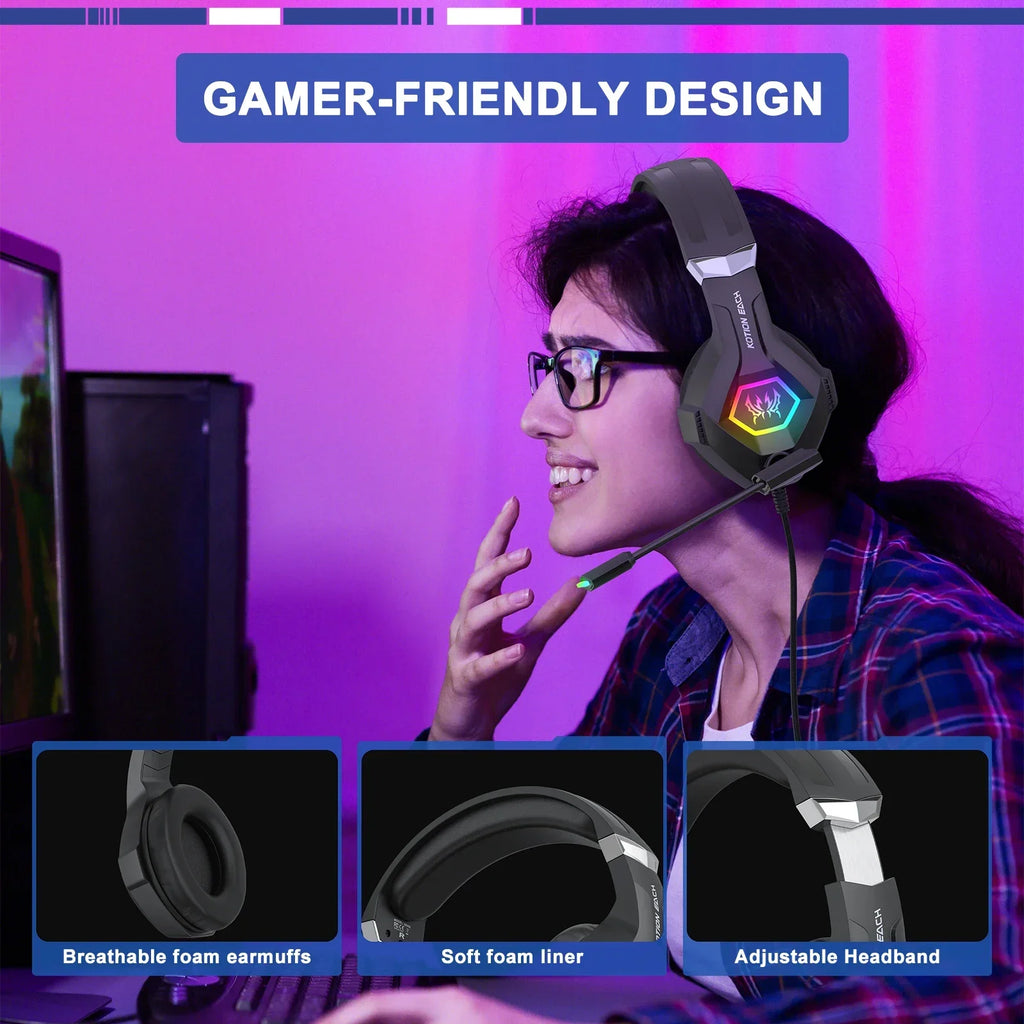 Wired Gaming Headset PS5 PS4 XBOX