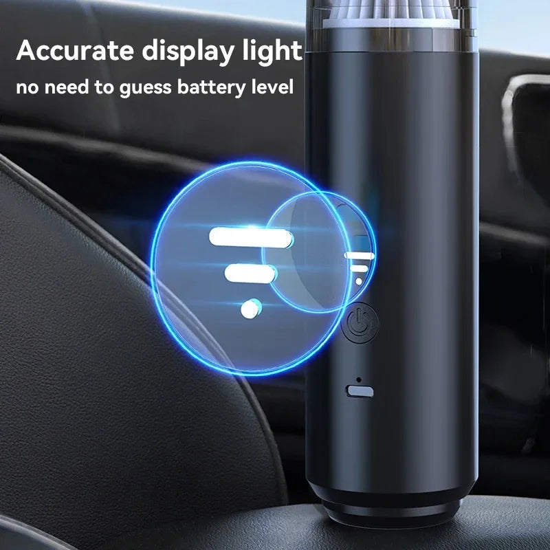 Portable Car Vacuum – Compact, Powerful & Rechargeable Cleaning Solution