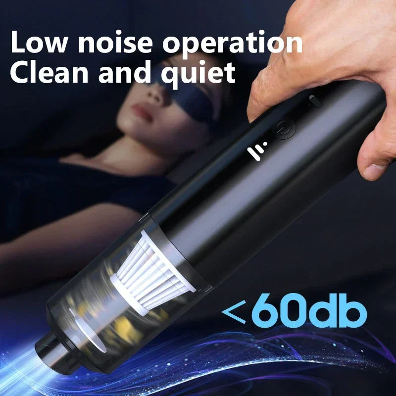 Portable Car Vacuum – Compact, Powerful & Rechargeable Cleaning Solution