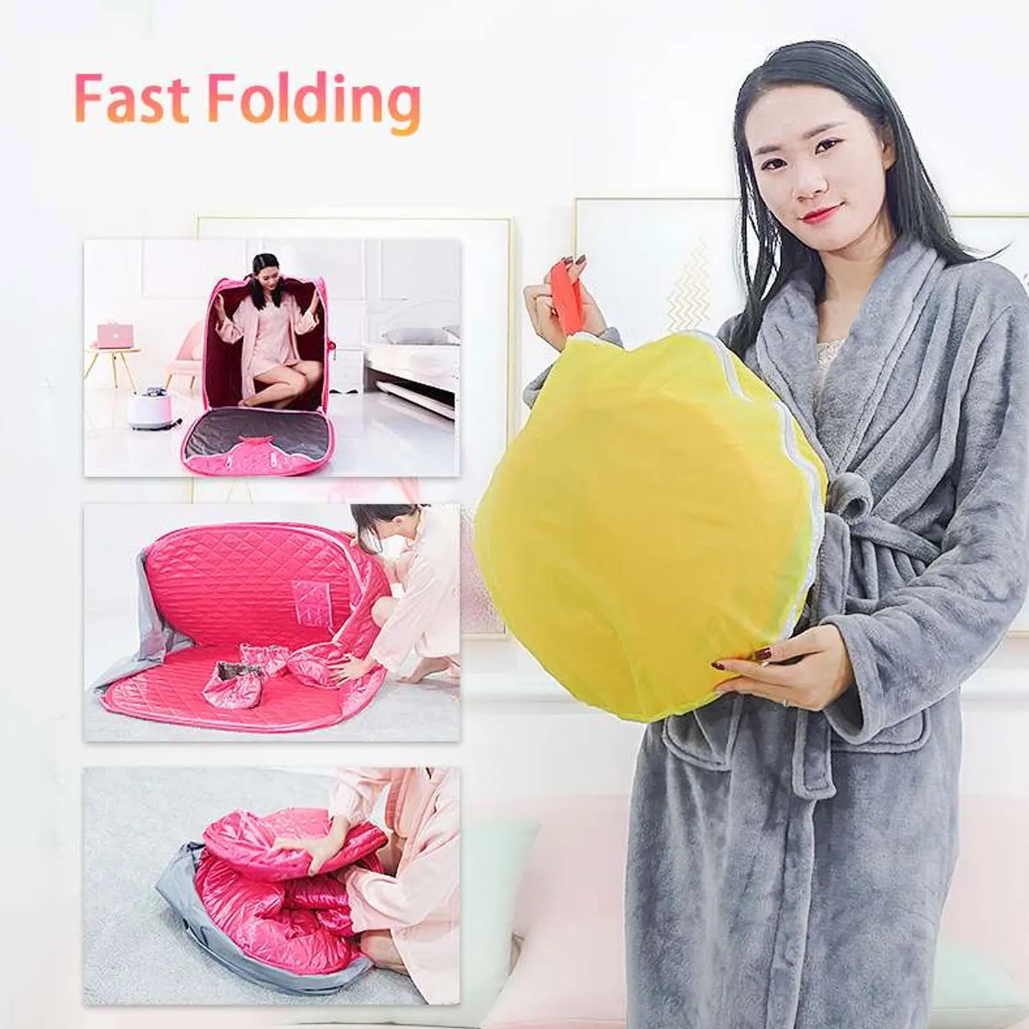 Portable Steam Sauna Tent – Foldable Home Spa for Full-Body Relaxation