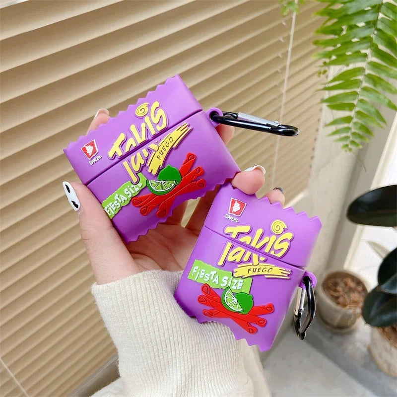 Cartoon Ice Cream AirPods Case – Cute Silicone Cover for AirPods (Multiple Models)