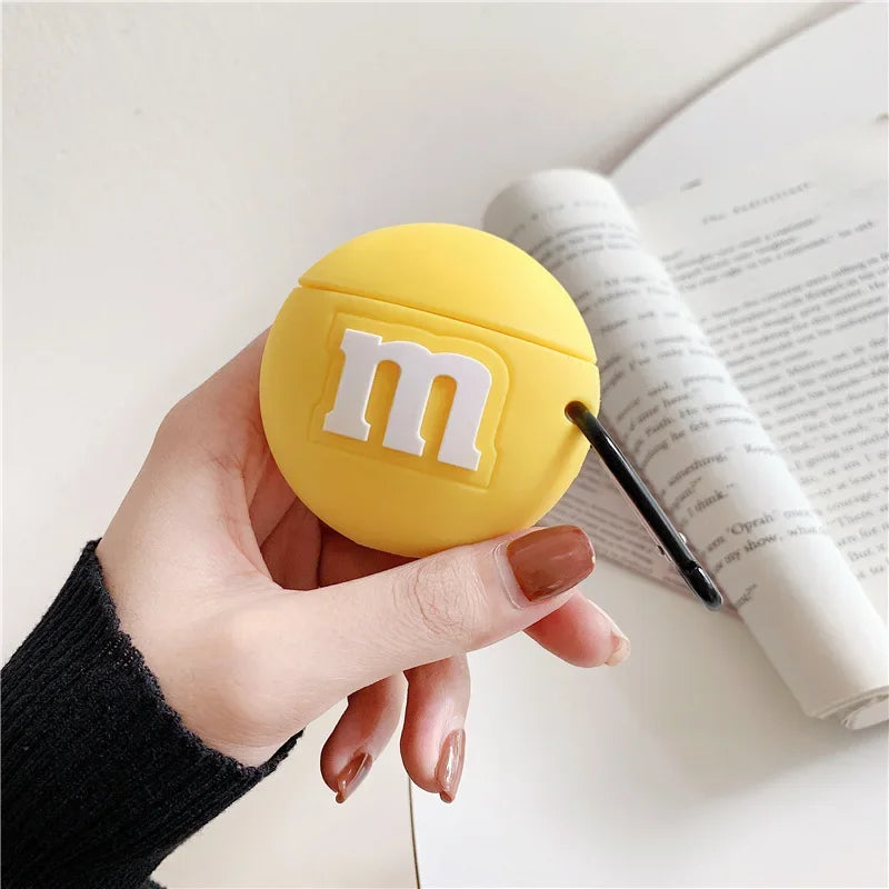 Cartoon Ice Cream AirPods Case – Cute Silicone Cover for AirPods (Multiple Models)