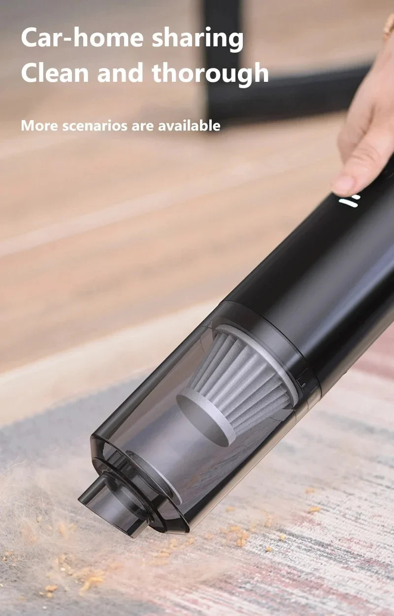 Portable Car Vacuum – Compact, Powerful & Rechargeable Cleaning Solution