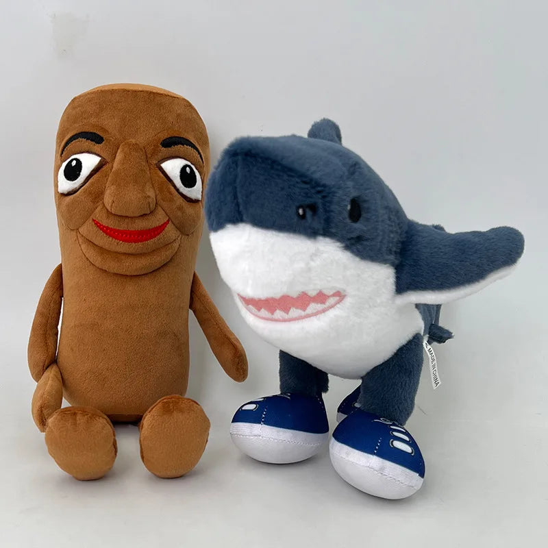 TUNG TUNG TUNG Sahur (A)  and Tralalero Tralala (B) Plushie