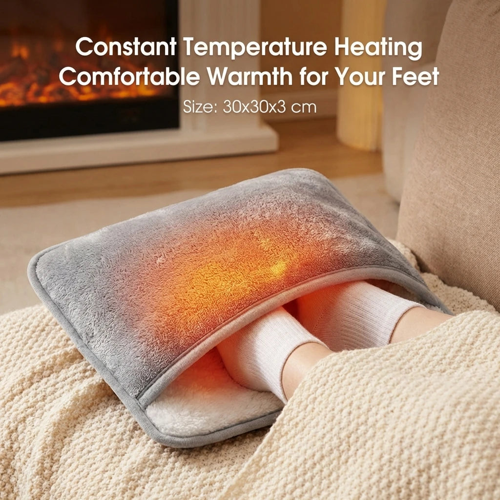 Heated Foot Warmer Pad – USB Powered Plush Heater for Warm, Comfortable Nights