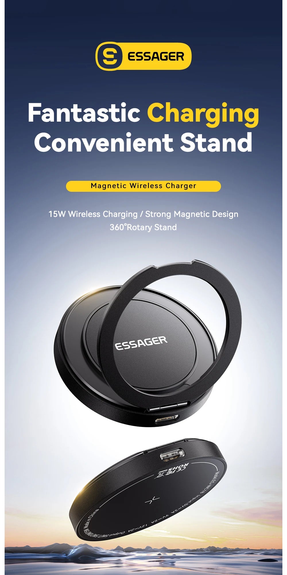 Essager Magnetic Wireless iPhone Charger