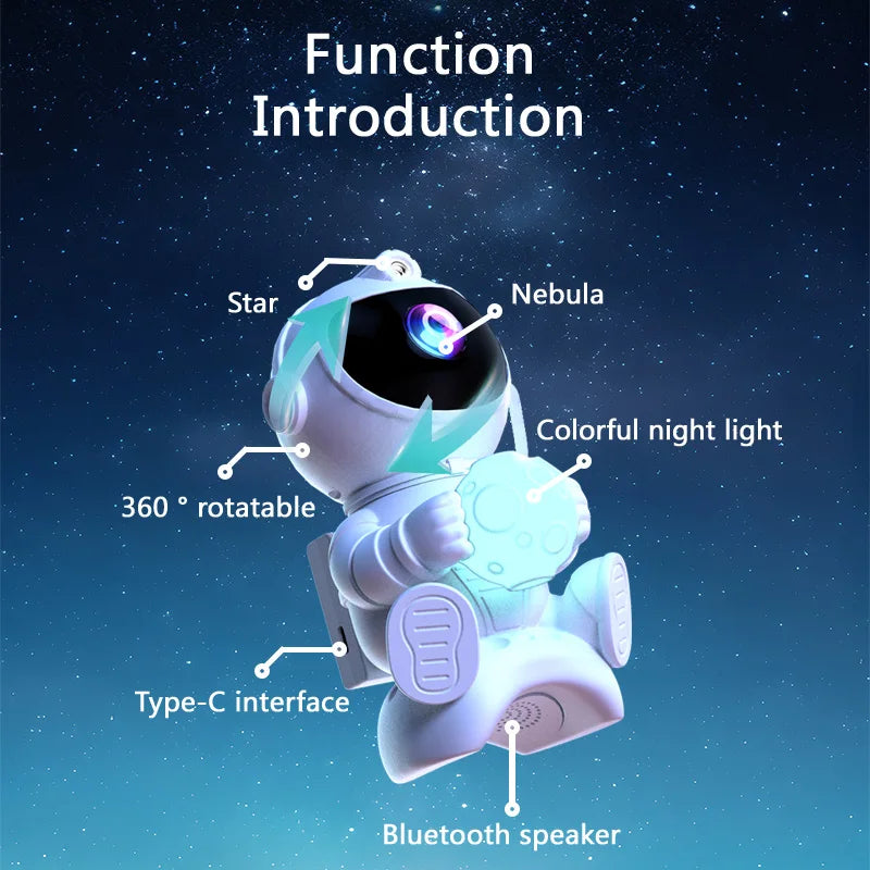 Astronaut LED Star Night Projector