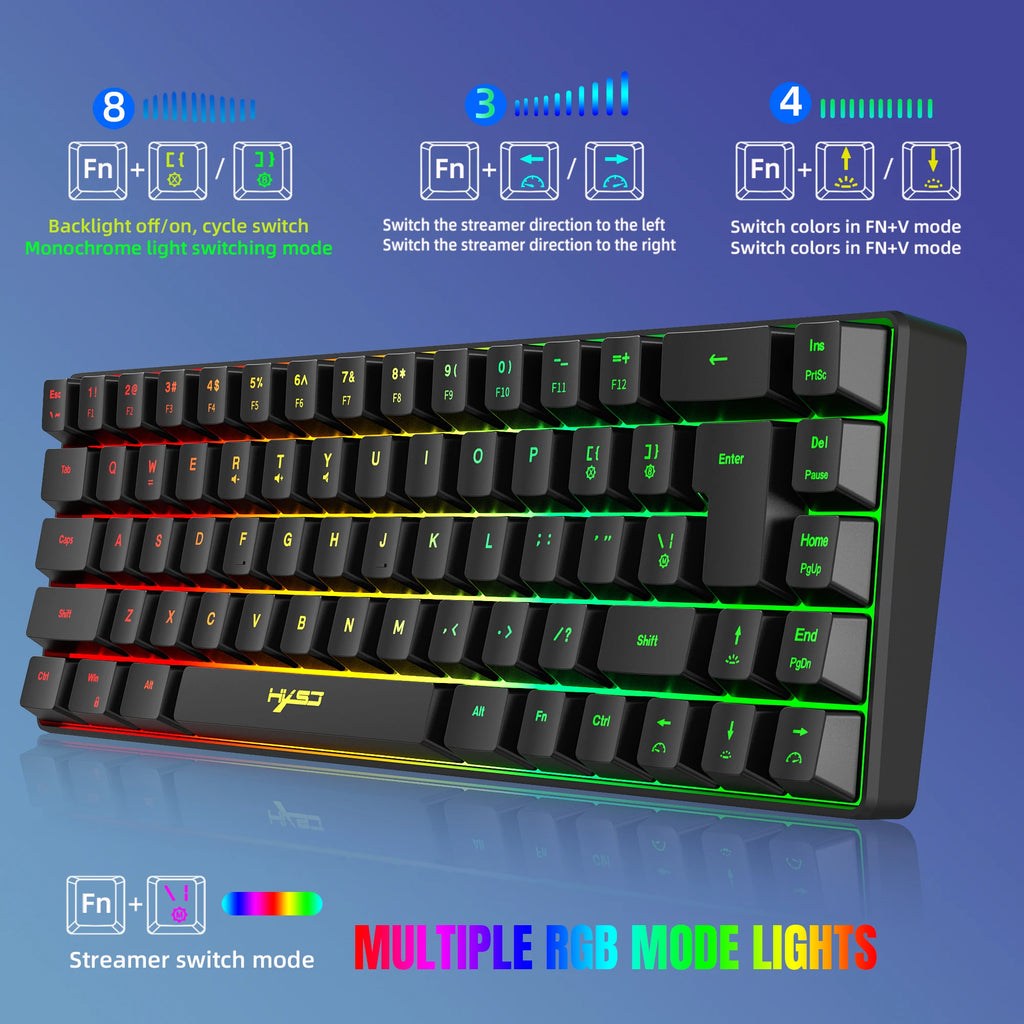 Wired Gaming Keyboard & Mouse Combo (White RGB)