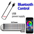 RGB Car Light Strip – Music Sync, App Control, Multi-Color LED Interior Glow