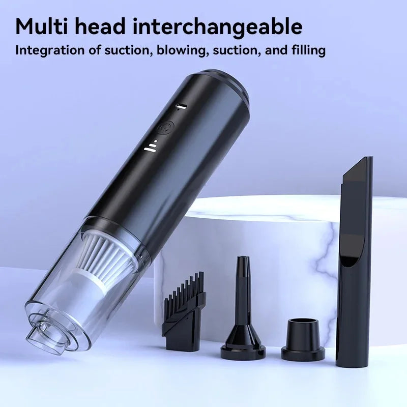 Portable Car Vacuum – Compact, Powerful & Rechargeable Cleaning Solution